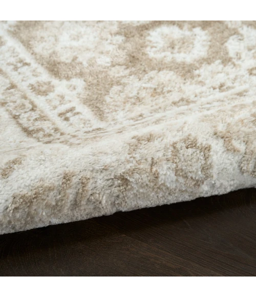 Nourison Dekor Ivory Taupe DEK02 5 ft. 3 in. X 7 ft. Rect. Rug