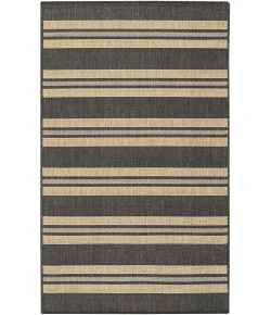 Nourison Home Horizon Indoor/Outdoor Black HOZ05 3ft. x 5ft. Rect. Rug