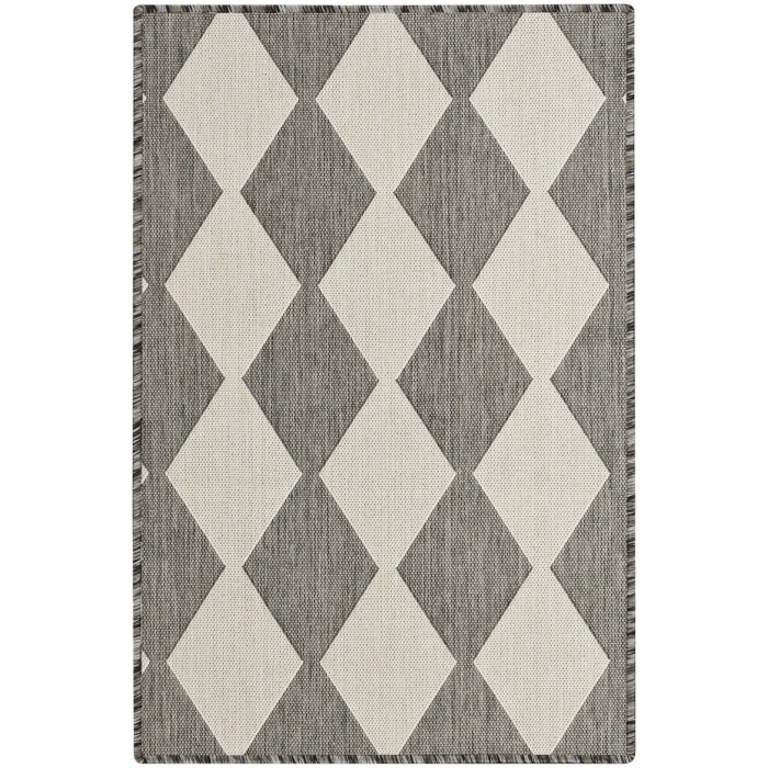 Nourison Positano Charcoal POS04 2ft. x 3ft. Rect. Rug