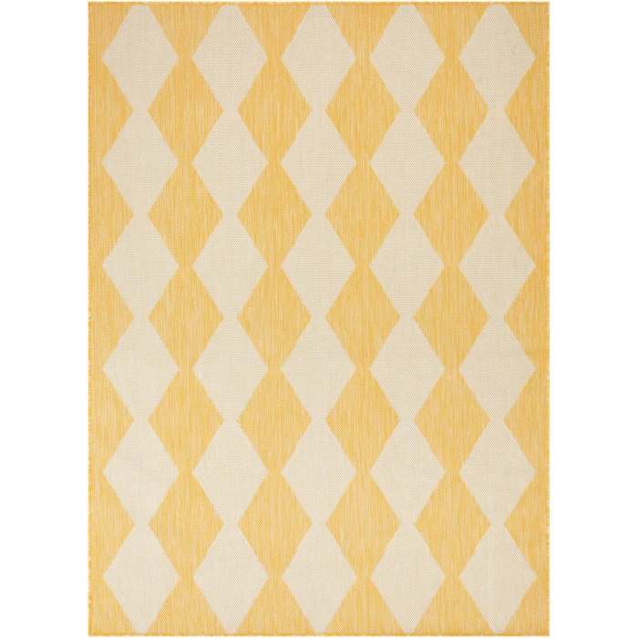Nourison Positano Yellow POS04 5ft. x 7ft. Rect. Rug