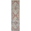 Nourison Home Soraya Blue SOR04 2ft.2in. x 7ft.6in. Rect. Rug