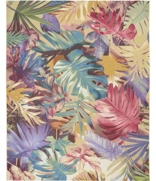 Nourison Home Color Splash Multicolored CSP07 7ft.10in. x 9ft.10in. Rect. Rug