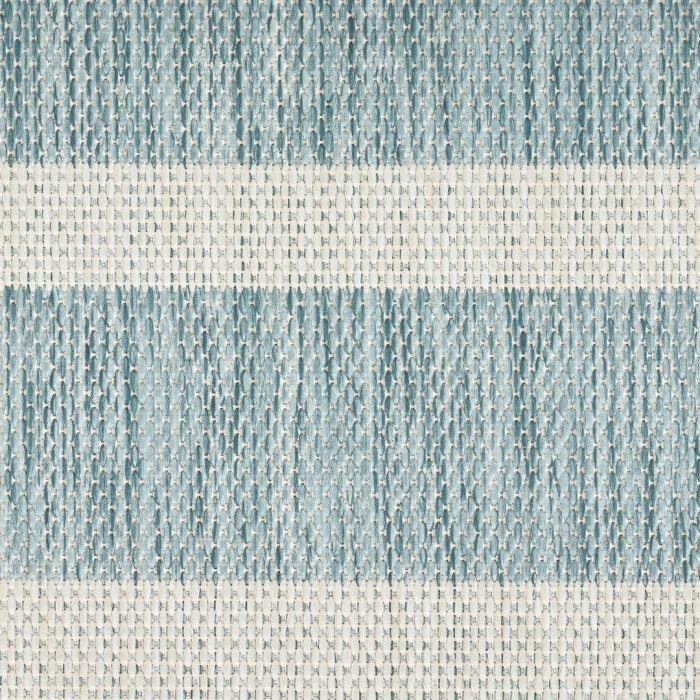Nourison Positano Aqua Ivory POS03 4ft. Round Rug