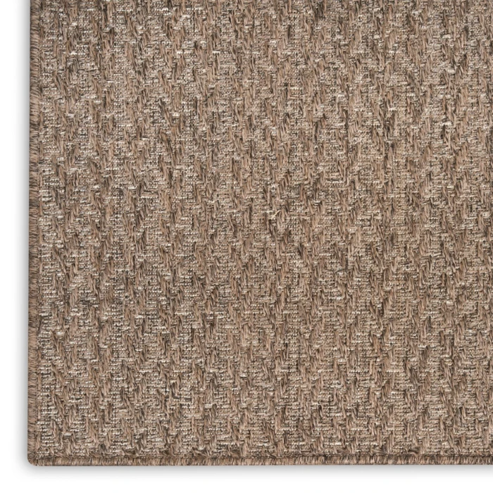 Nourison Tulum Brown TLM02 2 ft. X 6 ft. Rect. Rug