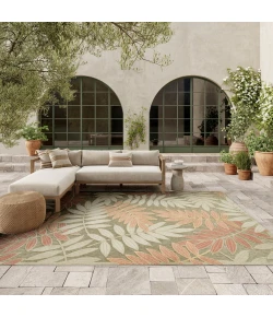 Nourison Home Aloha ALH18 Sage Rose 7 ft. 10 in. X 10 ft. 6 in. Area Rug