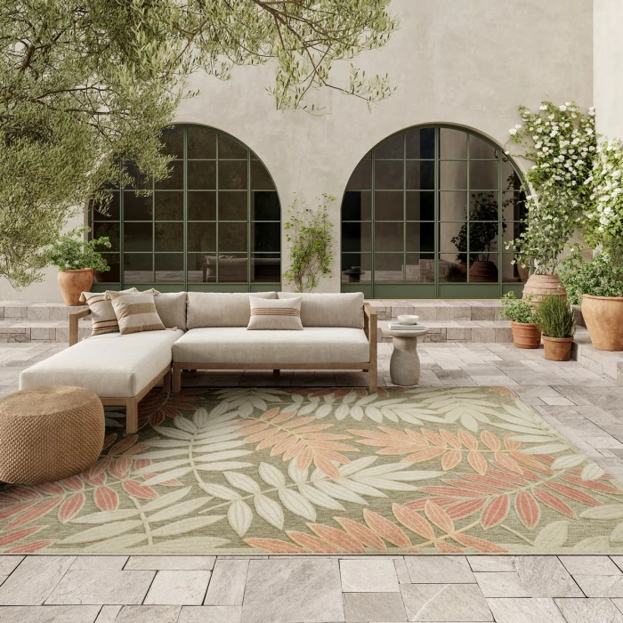 Nourison Aloha Sage Rose ALH18 7 ft. 10 in. X 10 ft. 6 in. Rect. Rug
