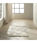 Calvin Klein San Antonio White CK773 2ft.3in. x 3ft. Rect. Rug
