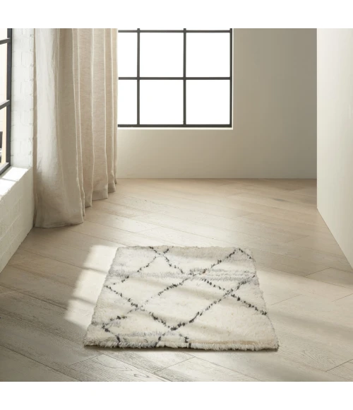 Calvin Klein San Antonio White CK773 2ft.3in. x 3ft. Rect. Rug