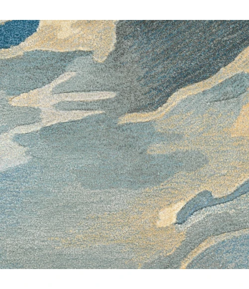 Nourison Prismatic Blue Multicolor PRS40 2 ft. X 3 ft. Rect. Rug