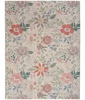 Nourison Nourison Washables Cream Multicolor NWB06 9 ft. 2 in. X 12 ft. Rect. Rug