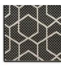 Nourison Horizon Indoor/Outdoor Black HOZ01 2 ft. 2 in. X 8 ft. Rect. Rug