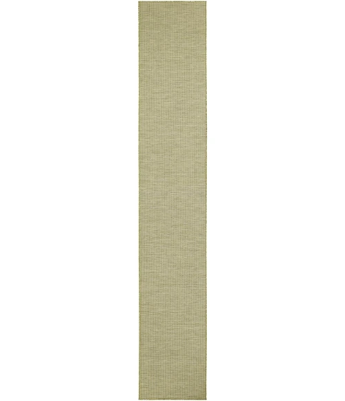 Nourison Positano Green POS01 2 ft. 2 in. X 10 ft. Rect. Rug