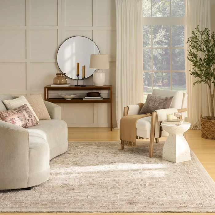 Nourison Retreat Beige RET03 10 ft. X 13 ft. Rect. Rug