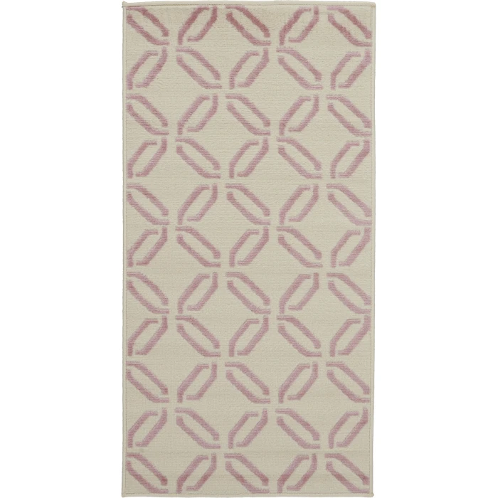 Nourison Jubilant Ivory Pink JUB17 2ft. x 4ft. Rect. Rug