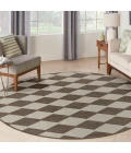 Nourison Positano Natural POS04 8 ft. X Round Rug