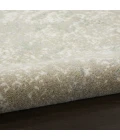 Nourison Twilight Ivory Green TWI06 7ft.9in. x 9ft.9in. Rect. Rug