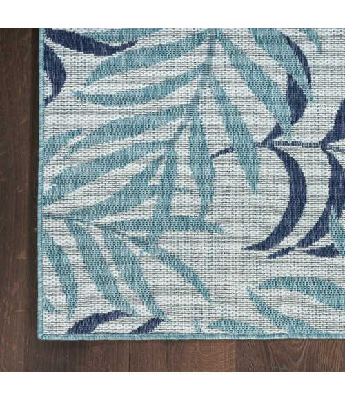 Nourison Garden Oasis Blue GOA01 2 ft. X 6 ft. Rect. Rug