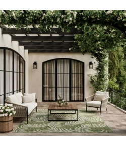 Nourison Home Garden Oasis GOA01 Green Ivory 10 ft. X 14 ft. Area Rug