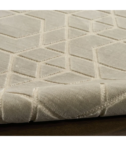 Nourison Home Washable Charm Grey WCH01 9ft. x 12ft. Rect. Rug