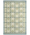 Nourison Nordic Green Blue NRC06 5 ft. X 7 ft. Rect. Rug