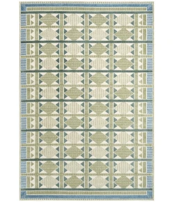 Nourison Home Nordic NRC06 Green Blue 5 ft. X 7 ft. Area Rug