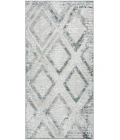 Nourison Dekor Grey Navy DEK05 2 ft. X 4 ft. Rect. Rug