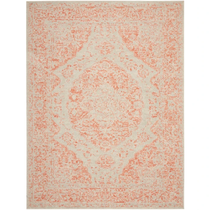Nourison Tranquil Ivory Pink TRA05 8ft. x 10ft. Rect. Rug