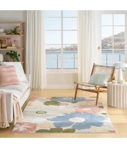 Nourison Home Aloha ALH42 Multicolor 3 ft. 6 in. X 5 ft. 6 in. Area Rug