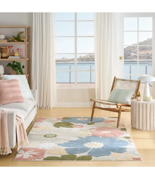 Nourison Aloha Multicolor ALH42 3 ft. 6 in. X 5 ft. 6 in. Rect. Rug