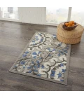 Nourison Home Aloha Grey ALH20 2ft. x 3ft. Rect. Rug