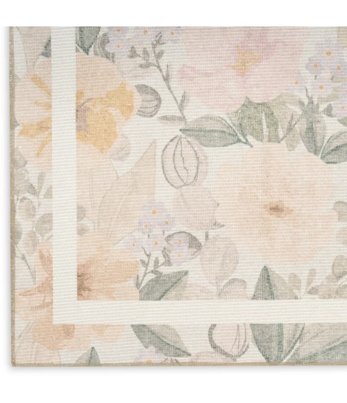 Nourison Home Botanical Washables Beige BOT01 4ft. x 6ft. Rect. Rug