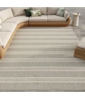 Nourison Home Horizon Indoor/Outdoor Grey HOZ05 8ft. x 10ft. Rect. Rug