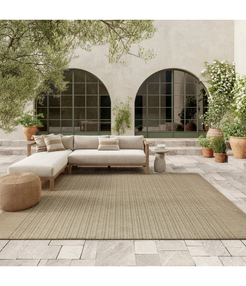 Nourison Tulum Taupe TLM01 9 ft. X 12 ft. Rect. Rug
