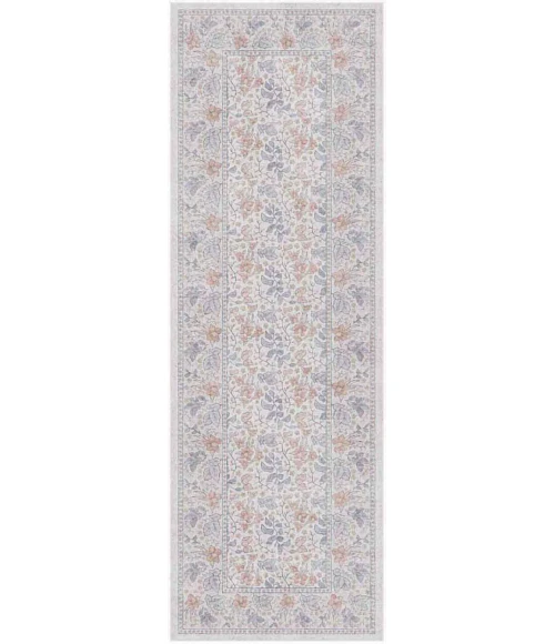 Nourison Home Botanical Washables Cream / Ivory BOT03 2ft. x 6ft. Rect. Rug