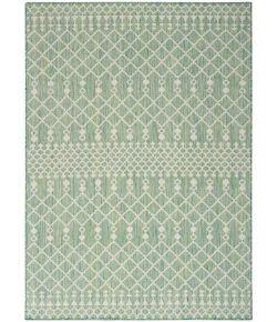 Nourison Home Positano POS02 Blue Green 6 ft. X 9 ft. Area Rug