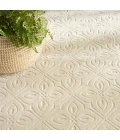 Nourison Home Washable Charm Cream / Ivory WCH03 9ft. x 12ft. Rect. Rug