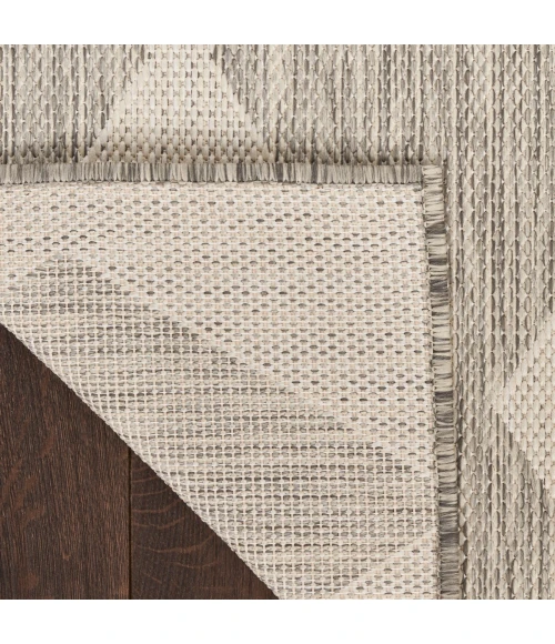 Nourison Positano Light Grey POS04 6 ft. X 9 ft. Rect. Rug