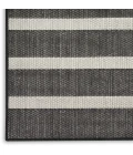 Nourison Positano Black Ivory POS03 2ft.2in. x 12ft. Rect. Rug