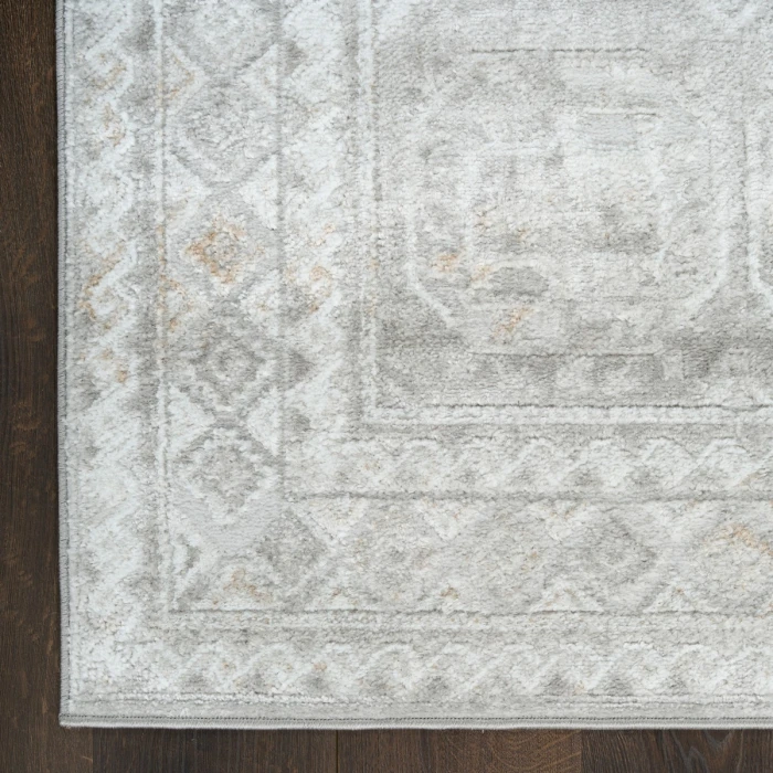 Nourison Dekor Grey DEK01 5 ft. 3 in. X 7 ft. Rect. Rug