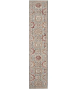 Nourison Home Homestead Blue HMS02 2ft.7in. x 10ft. Rect. Rug
