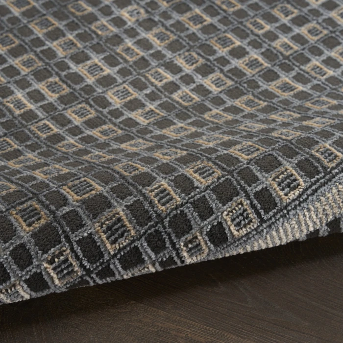 Nourison Home Nordic Black NRC03 6ft. x 9ft. Rect. Rug