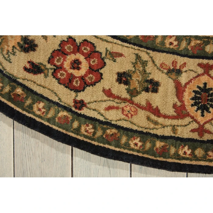 Nourison Home Living Treasures Midnight LI14 5ft.10in. x Round Round Rug