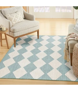 Nourison Home Positano POS04 Aqua 4 ft. X 6 ft. Area Rug