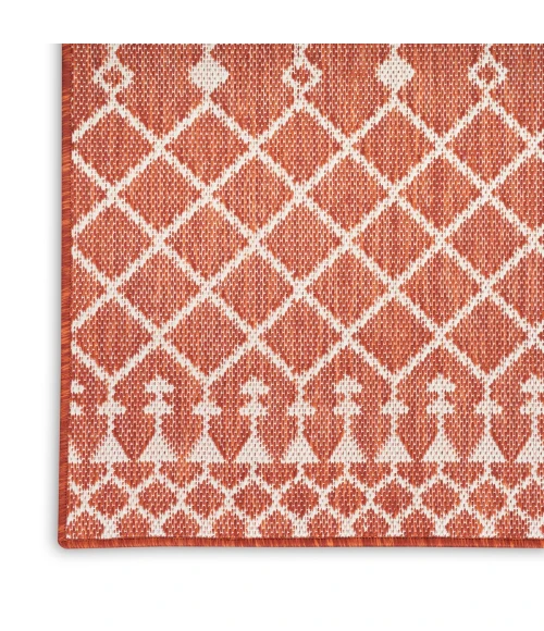 Nourison Positano Terracotta POS02 9 ft. X 12 ft. Rect. Rug