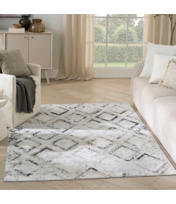 Nourison Home Dekor DEK05 Grey Charcoal 4 ft. X 6 ft. Area Rug