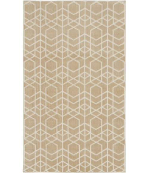 Nourison Home Washable Charm Beige WCH01 2ft. x 3ft. Rect. Rug