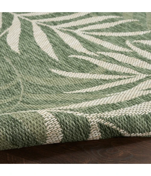 Nourison Garden Oasis Green Ivory GOA01 2 ft. X 4 ft. Rect. Rug