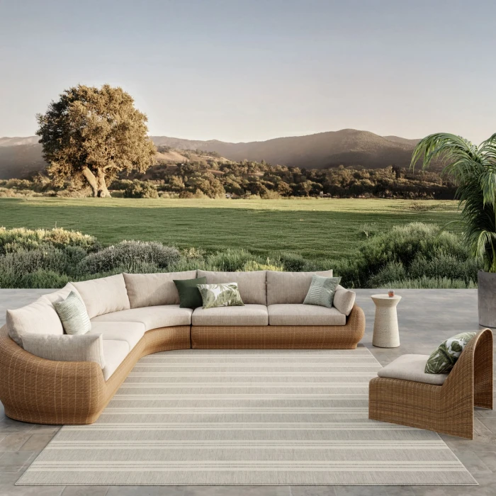 Nourison Home Horizon Indoor/Outdoor Grey HOZ05 10ft. x 14ft. Rect. Rug