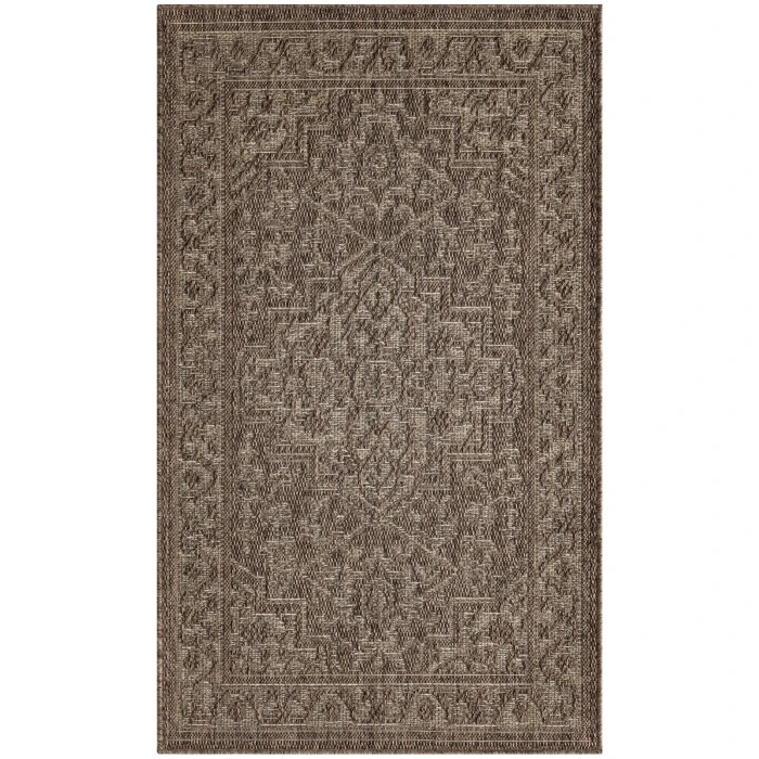 Nourison Tulum Brown TLM05 3 ft. X 5 ft. Rect. Rug