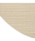 Nourison Tulum Cream TLM01 8 ft. X Round Rug